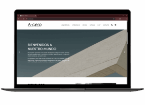 diseño web minimalista arquitectura