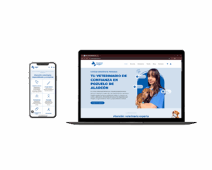 rediseño web para una clínica veterinaria