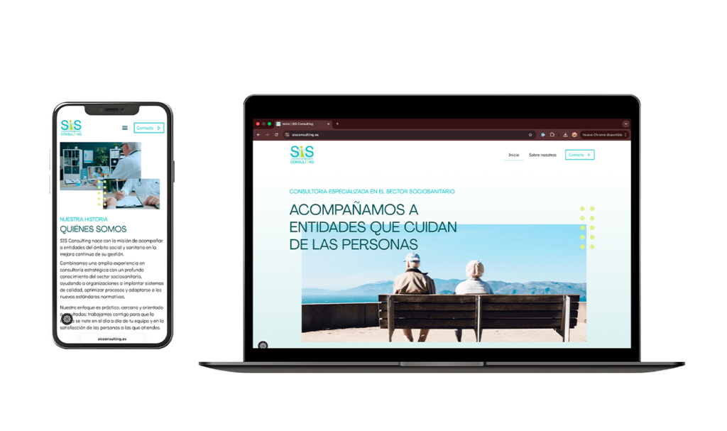 web corporativa para SIS Consulting